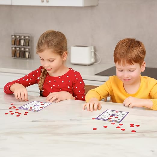 LEARNING ADVANTAGE QUIZMO Addition & Subtraction, Bingo-Style Math Game | 2 Game Modes for Ages 6-10, Teach Basic Mathematics