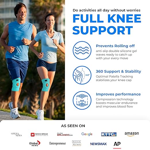 Modvel ELITE Knee Brace for Men & Women – Patella Gel Pads & Side Stabilizers for ACL, Meniscus Tear, Arthritis & Injury Recovery – Maximum Support for Running, Sports & Joint Pain Relief