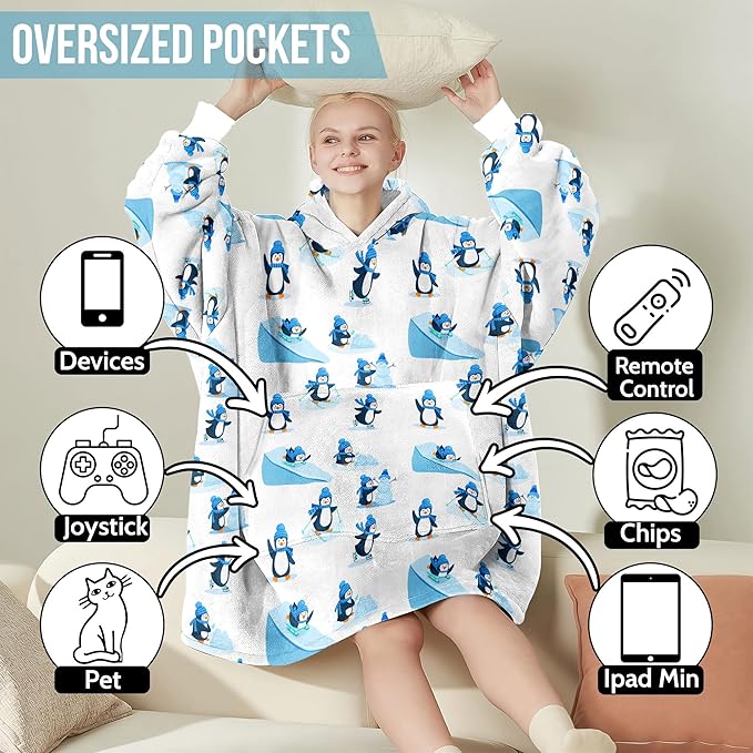 Wearable Blanket Hoodie For Mom Wife Best Ever Hoodie- Christmas Gift From Husband Daughter Anniversary Birthday