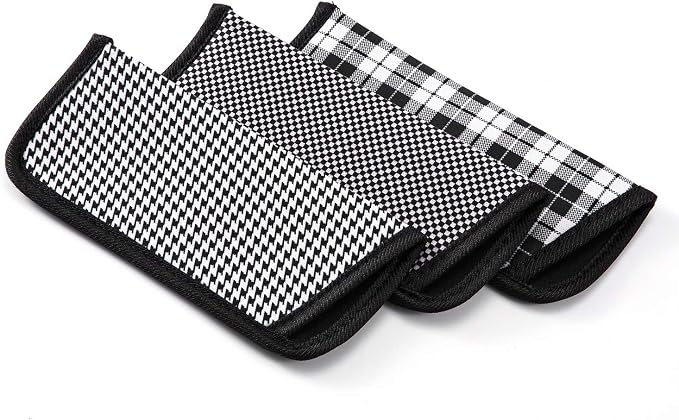 TRIUMPH VISION Reading Glasses Pouch Eyeglass Sleeve Soft Case Slim 3 Pack | Alternative to Bulky Case Lightweight，Neoprene Lined Padded Protect Optical lens Slip in, Cute Pattern Portable for Daily Use
