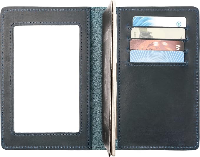 Passport Wallets and Vaccine Card Holder Combo,RFID Blocking Genuine Leather Passport Holder Cover Case with CDC Vaccination Card Slot, Leather Travel Documents Organizer Protector for Women