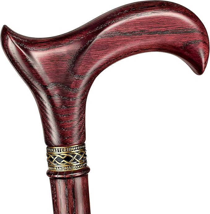 Asterom Walking Cane - Handmade, Ergonomic, Wooden - Canes for Men & Women - Walking Sticks for Seniors, Unique, Wood