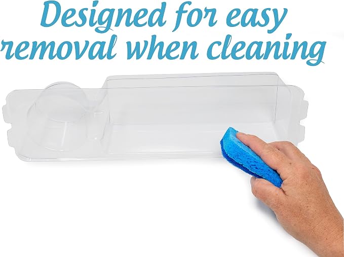 Heavy Duty Clear Plastic Insert/Tray/Cup Holder for Walker Basket