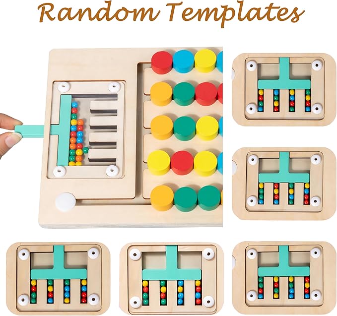 Color Matching Dementia Activities for Seniors, Easy Memory Games for Alzheimers Patients, Cognitive Craft Gifts for Elderly Women, Large Puzzle Fidget Sensory Busy Board Gadgets