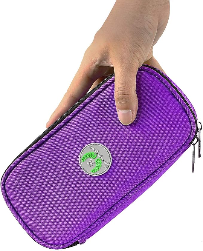 YOUSHARES Insulin Cooler Travel Case - TSA Approved Diabetic Medication Vial Cooling Bag with Ice Pack, Refrigerated Diabetes Supplies Organizer, GLP-1 Pen Medication Storage