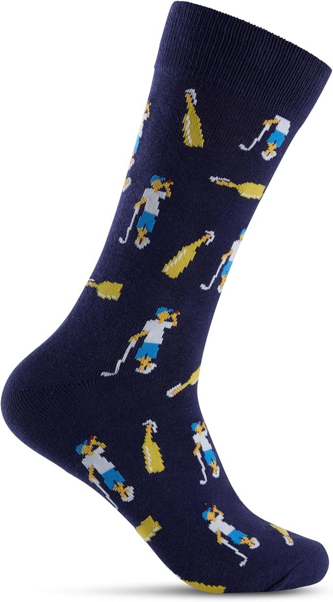 Funny Golf Socks For Men, Hilarious Golf Gift For Men, One Size 8-13