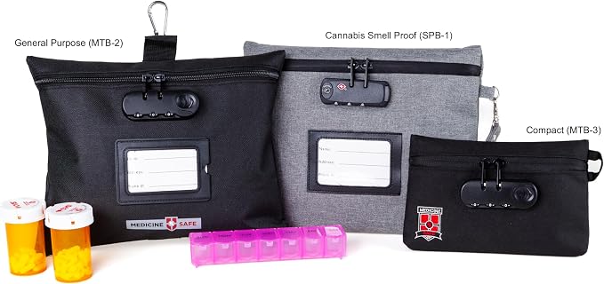 MEDICINE RX SAFE Medication Travel Bag