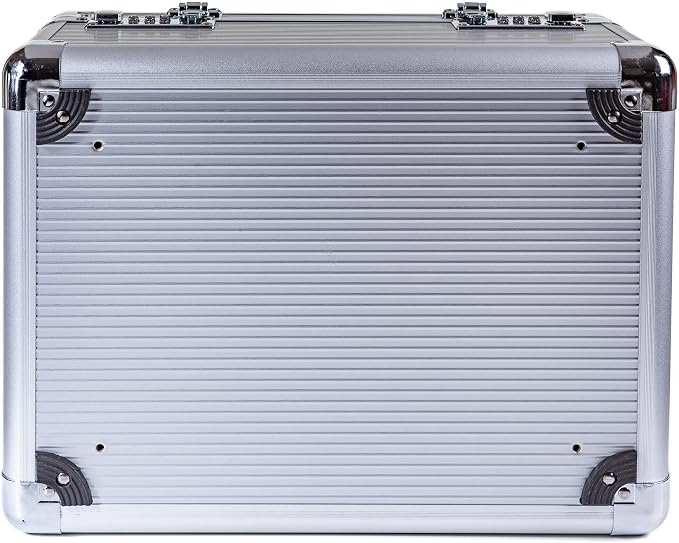 MEDICINE RX SAFE Medication Carrying Case - Large_Silver