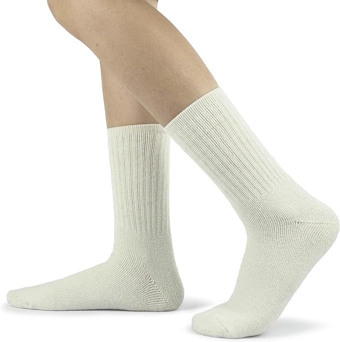 BomKinta Wool Hiking Socks Women - Merino Thick Warm Thermal Boot Socks - Winter Cozy Crew Sock Size 5-11