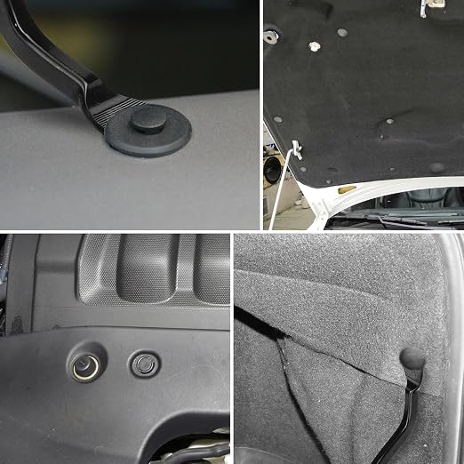 620pcs Push-Type Retainer Clips, Bumper Fender Nylon Rivets of 16 Most Popular Sizes and 5 Fastener Removers for Most Models