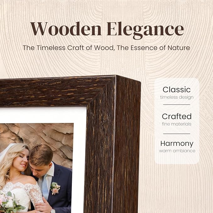 BIHIWOIA 10.1'' Frameo Digital Picture Frame, 32GB WiFi Digital Photo Frame, 1280x800 IPS Touch Screen, Auto-Rotate, Slideshow, Send Photos/Videos via Free App(Black Wood Frame)