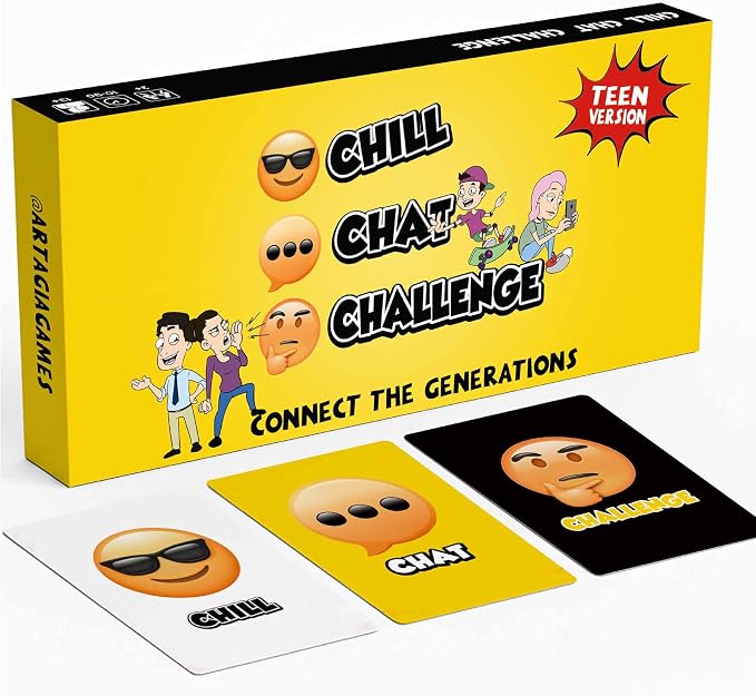 ARTAGIA Fun Social Skills and Therapy Game for Adults and Teenagers: CBT Family Game for Therapeutic Conversations and Better Relationships. Counseling Tool