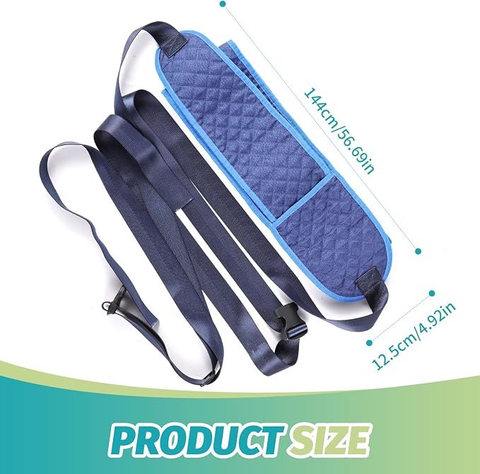 Restraints for Bed Restraint Strap for Headboard Adults, Adjustable Wheelchair Seatbelt, Anti-Fall Waist Belt, Elderly Fall Prevention Devices, Hospital Restraints Bed Straps to Secure Safety