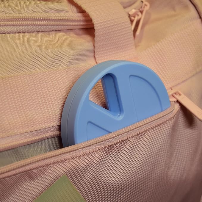 Travel RX Pill Case by Type Two Labs – Weekly 7 Day Pill Box, Compact Magnetic Organizer for Pills fits Purses or Pockets, Rugged Daily Caddy Holds Vitamins, Supplements and Medication. (Blue)