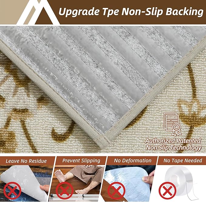 COSY HOMEER Stair Treads for Wooden Steps Non Slip Washable 8" X 30" 15pcs | Self Adhesive,Peel and Stick,Soft Carpet Stair Treads for Kids,Elder,Pet,Residue Free,Reusable Stair Runner,Multi-Surface Use
