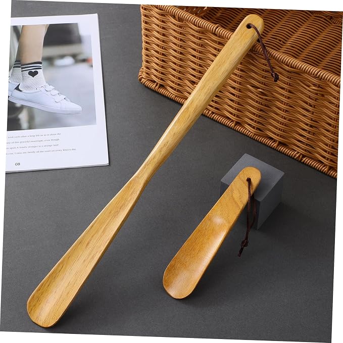 2Pcs Shoe Horns for Women and Seniors Long and Short Handle Lazy Shoe Helpers for Easy Footwear Access Shoe Horns for Men Women Elderly