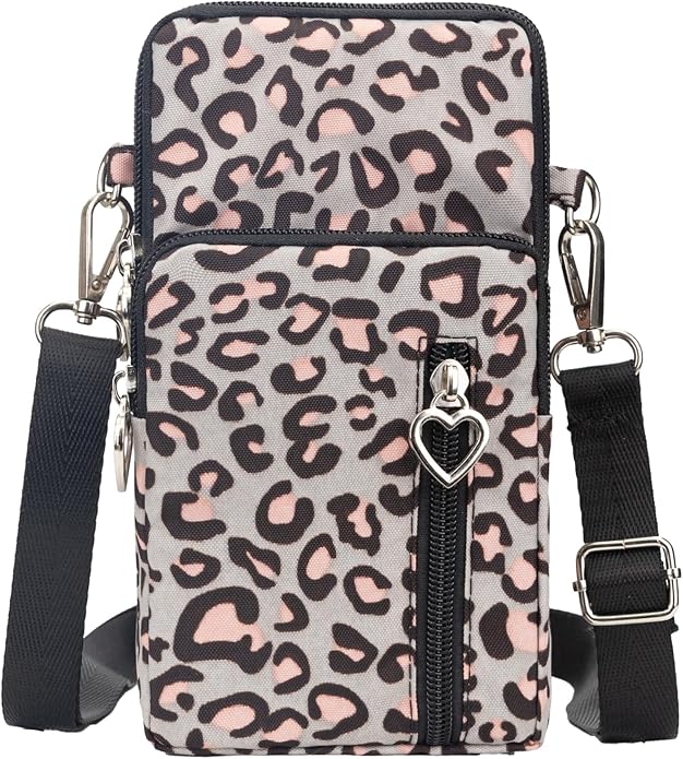 Small Crossbody Bag for Women - Mini Phone Purses with Crossbody Strap and Wallet - Nylon Arm Bag