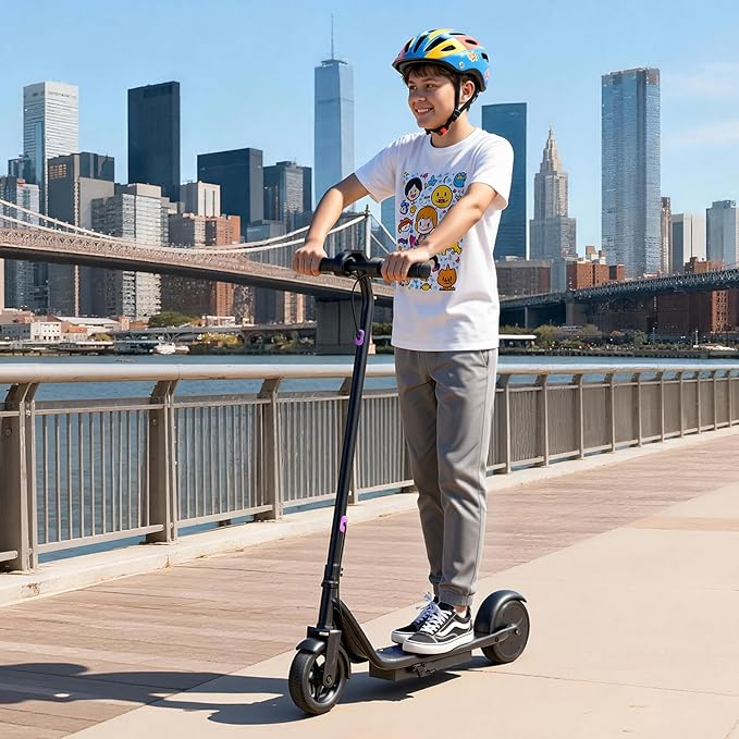Electric Scooter for Adults, Folding E Scooter with 350W/500W Motor 16-24 Mph Top Speed, Max 15-60 Miles Long Range, 6.5''/8.5''/10''/14'' Solid Tires Commuting Scooters, Dual Brakes, APP