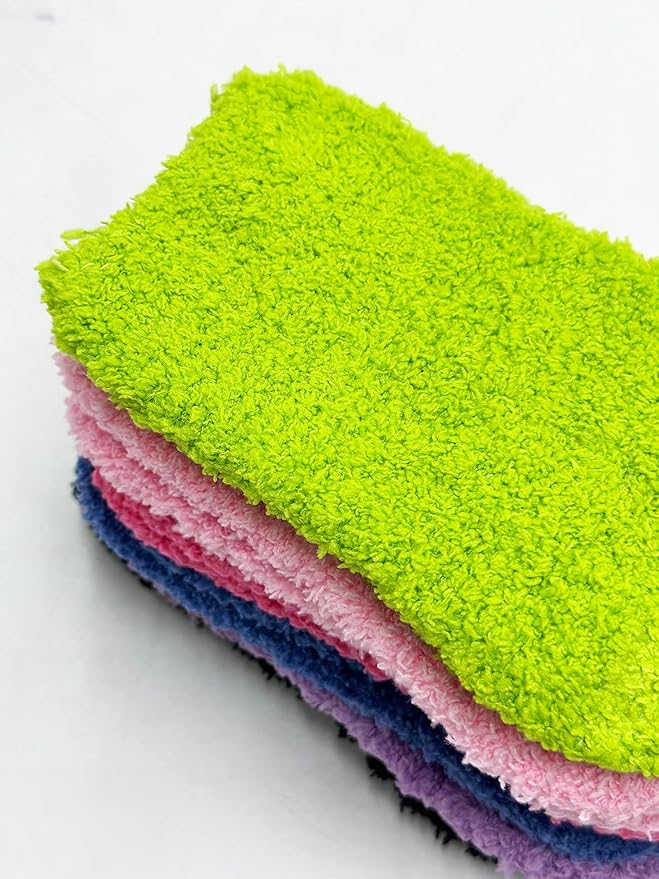 12 Pairs Fuzzy Socks for Women, Soft Fluffy Cozy Thick Warm Winter Holiday Stocking Stuffer Bulk Pack