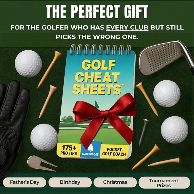 Pocket Golf Cheat Sheets - Pick One Swing Thought per Shot - Waterproof
