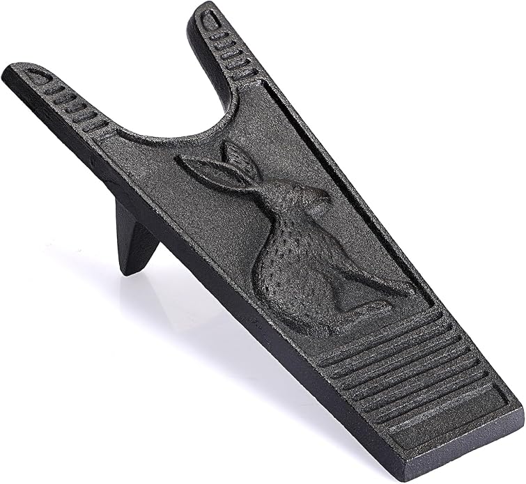 OwnMy Cast Iron Bunny Boot Jack Cowboy Boot Remover Heavy Duty Boot Remover | Black Boot Take off Helper for Cowboy Boots / Shoes, Indoor Outdoor Women Men Shoe Horns Boot Pullers Removers Accessories