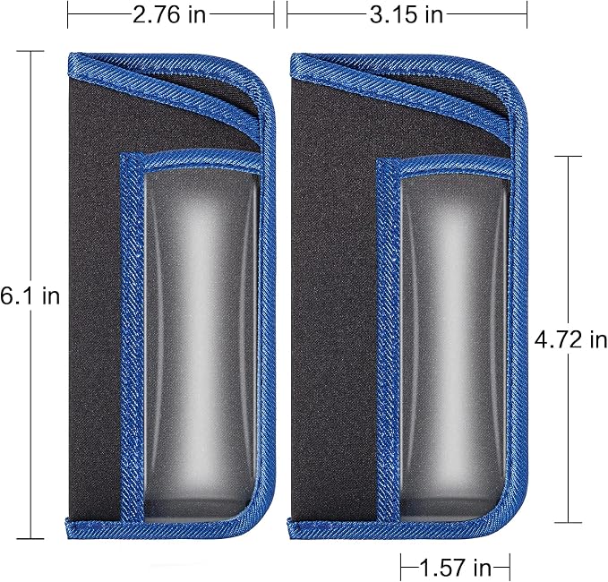 TRIUMPH VISION Reading Glasses Pouch Eyeglass Sleeve Soft Case Slim 3 Pack | Alternative to Bulky Case Lightweight，Neoprene Lined Padded Protect Optical lens Slip in, Cute Pattern Portable for Daily Use
