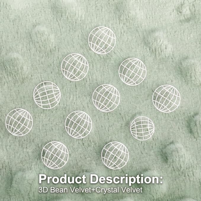 Fidget Blanket for Adults with Dementia, Sensory Blanket Mat for Alzheimers Patients, Dementia Activites for Senior, Gift for Dementia Patients,Sensory Toys for Autism (Light Green)
