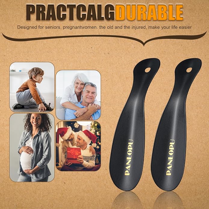 Metal Shoe Horn 7.5Inch Portable Quality Stainless Steeln Shoe Horn Fashion Travel