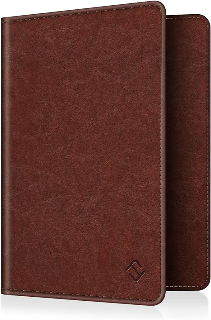FINTIE Passport Holder, Slim Travel Wallet RFID Blocking Card Case Cover | Passport Cover Protector Essentials with Credit Card Slots, For Women/Men