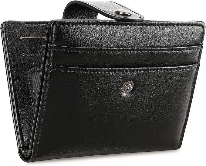 Wallet for Men Leather RFID Blocking Bifold Credit Card Holder with ID Window