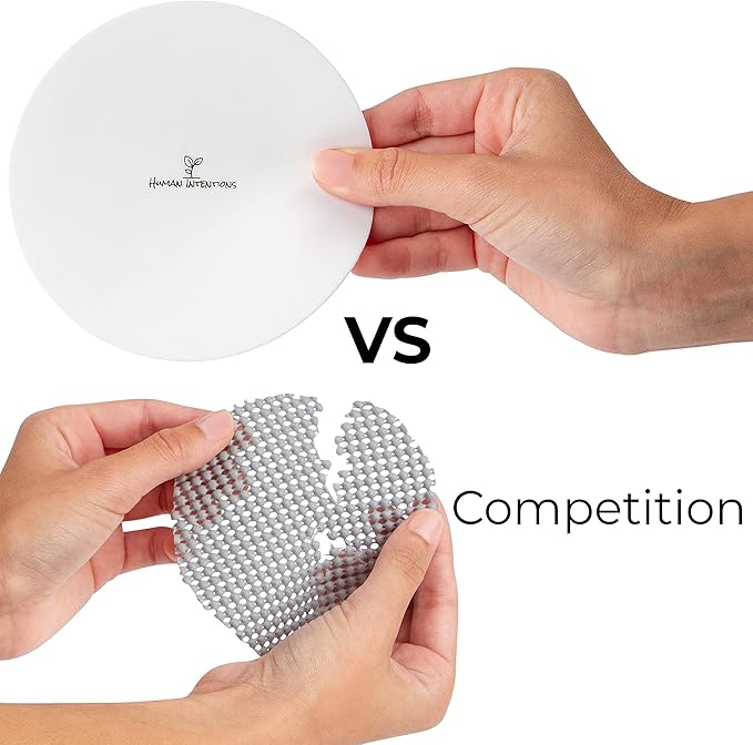 Jar Opener (4PK) - Rubber Jar Gripper for Weak Hands - Bottle Opener for Arthritic Hands - Jar/Lid Opener Gripper Pad - Non Tear - Coaster - Trivet