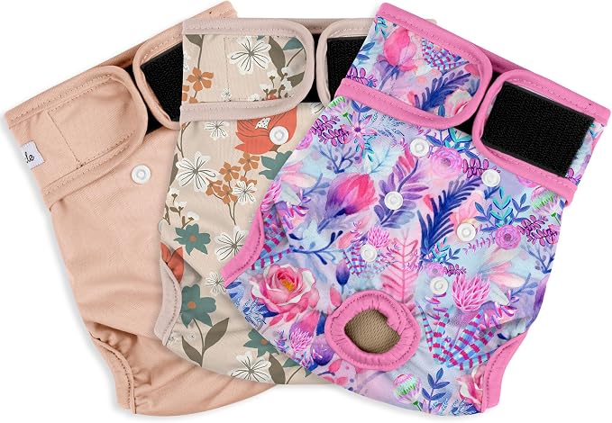 Washable Reusable Female Dog Period Diapers for Heat Doggie Puppy Diapers for Female Dogs, XXL