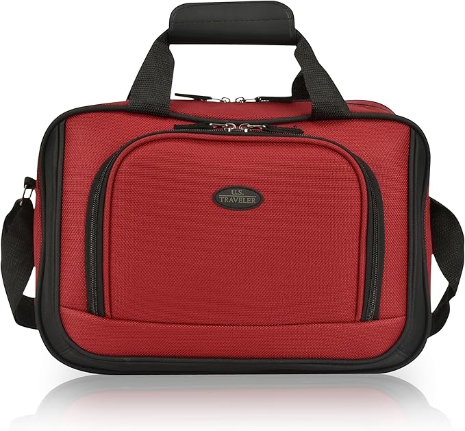 U.S. Traveler Rio 14" Travel Tote Bag, Lightweight 1200D Carry-On Bag for Women & Men