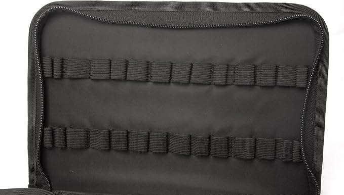 Homeopathy Storage, A4 Size Large Homeopathic Remedies Organizer Bag for 56 Tubes - Black, Nylon Material, Water-Resistant, Zipper Closure