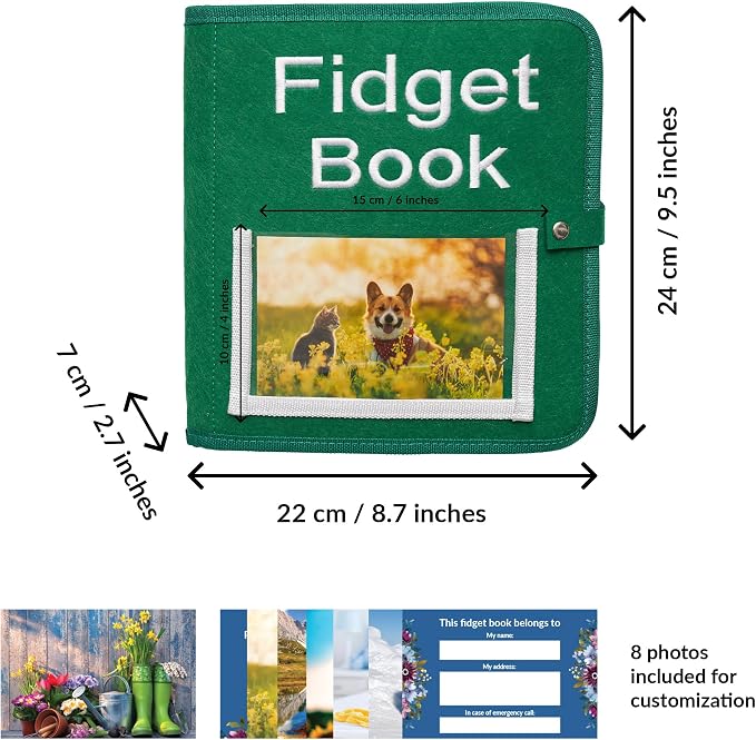 Fidget Book for Elderly | Blanket for Dementia | Dementia Products | Gift, Activities for Seniors with Alzheimer’s