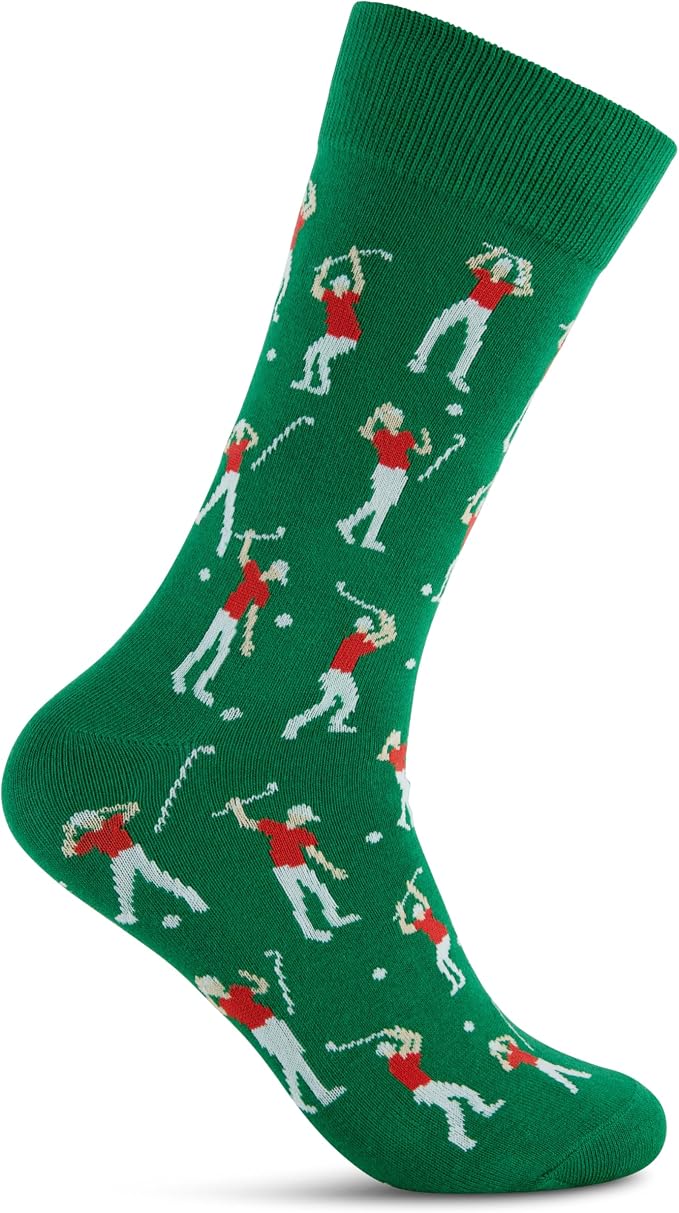 Funny Golf Socks For Men, Hilarious Golf Gift For Men, One Size 8-13