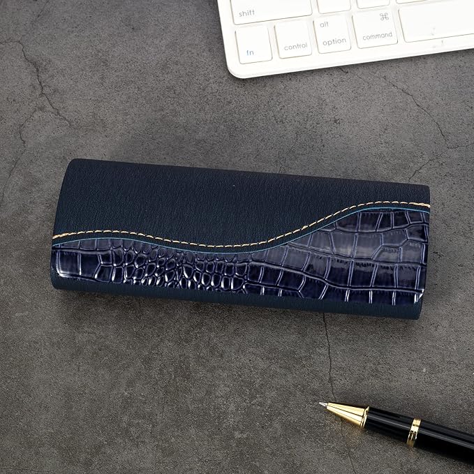Vemiss Hard Shell Eyeglass Cases, Lightweight Portable Glasses Case for Women Men