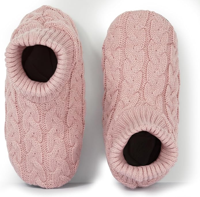 BenSorts Fuzzy Slipper Socks for Women Non Slip House Socks with Grips Gifts