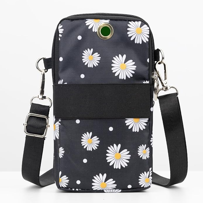 Small Crossbody Bag for Women - Mini Phone Purses with Crossbody Strap and Wallet - Nylon Arm Bag
