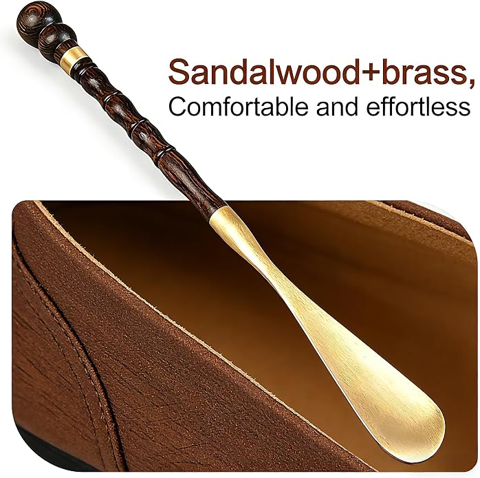 Long Shoe Horn for Seniors Metal Shoe Horn Long Handle for Men,Women,Kids Shoehorn Long-Handle Boot Horns Shoes Spoon Shoe Accessories Elderly Must Haves Gifts for Elders