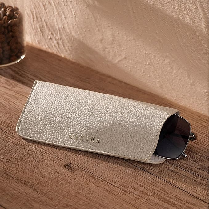 OLETHA Aesthetic Soft Glasses Case, Slip-in Design