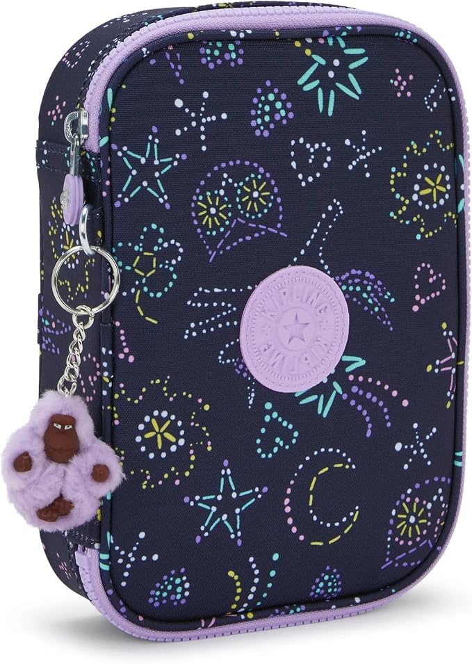 Kipling Women's 100 Pens Printed Case, Organize Accessories, Art Supplies, Makeup, Travel Organizer