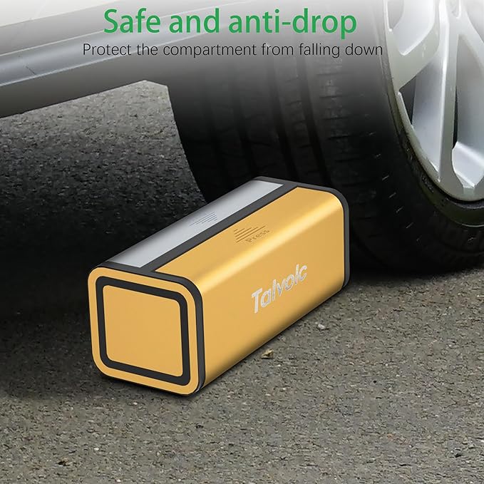 Pill Organizer, Weekly 2 Times a Day for 7 Day Leather Medicine Box Travel Container, Removable Am Pm Vitamin Case, Twice Daily Privacy Pill Holder, Portable Pillbox (Silver and Yellow)