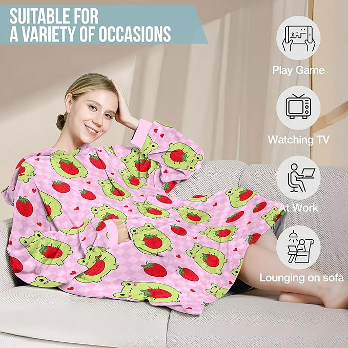 Wearable Blanket Hoodie For Mom Wife Best Ever Hoodie- Christmas Gift From Husband Daughter Anniversary Birthday