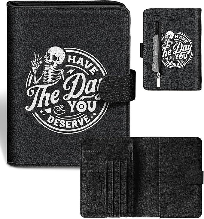 Slohif Airtag Passport Holder Cover Wallet Case for Travel Women - Leather RFID Blocking Passport Book Multiple Personalized Organizer Slim Portable Carrier Card Slots Protector Sleeve Stamp