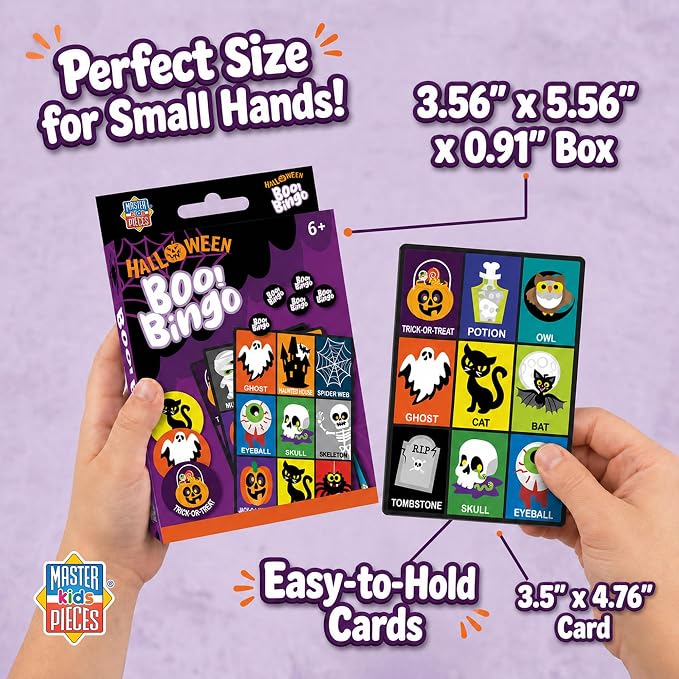 Masterpieces Family Games - Halloween Boo! Bingo Game