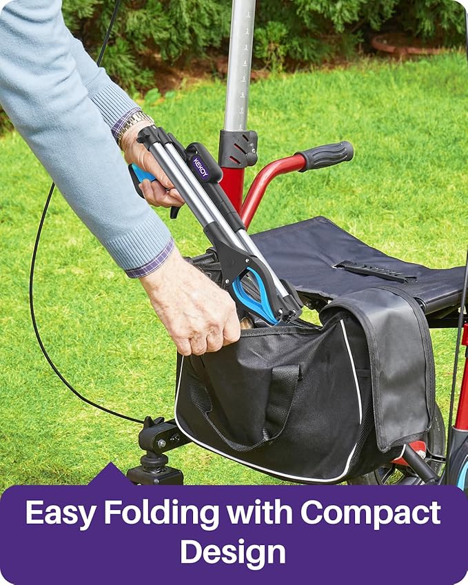 KEKOY Grabber Reacher Tool Heavy Duty, 36 Inch 2 Pack, Grabber for Seniors | Reacher Grabber Pickup Tool, 8.5LB Load Capacity, Reinforced Aluminum Shaft, 4" Wide Claw, 360° Rotating Jaw, Magnetic Tip