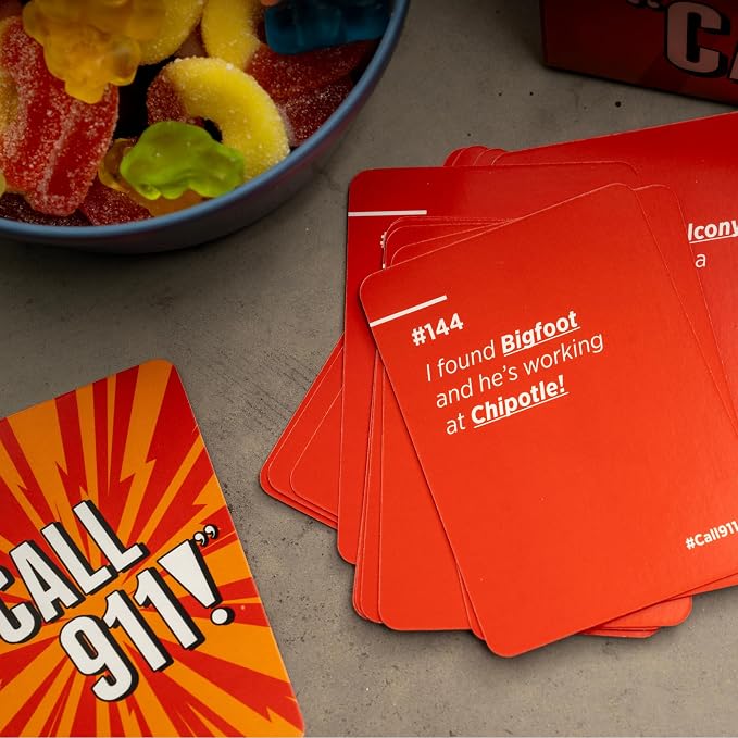 DSS Games Call 911! A Family Card Game of Unexpected Emergencies | Ages 12+