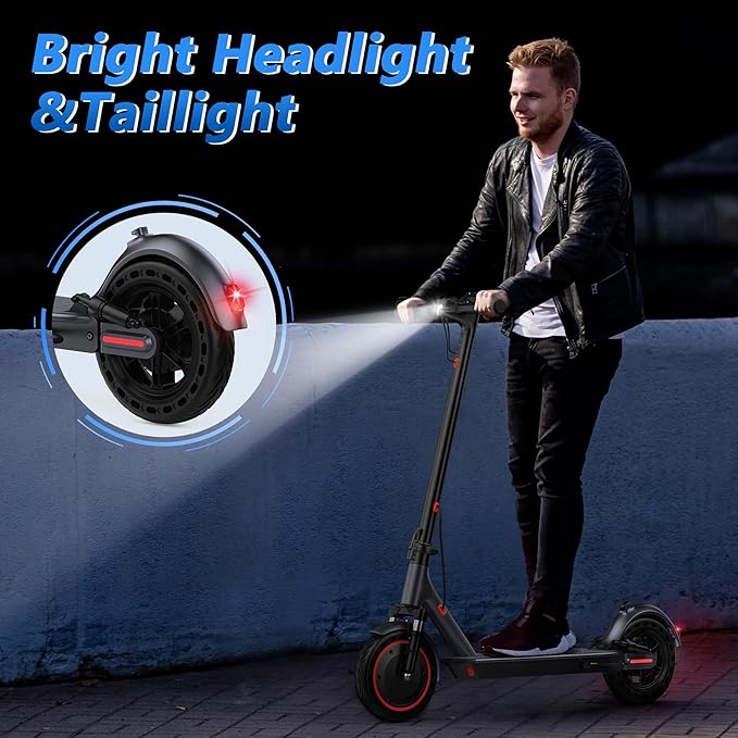 MAXSHOT Electric Scooter Adults, Foldable Electric Scooter with Seat & Basket, 750W Peak Motor, 48V 10.4Ah Battery, 14" Tires, Vicont APP Control, Dual Suspension, Electronic Lock