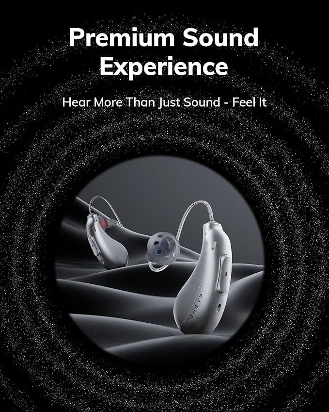 ELEHEAR-Beyond Pro Hearing Aids, Bluetooth OTC Hearing Aids for Seniors and Adults, Premium Sound Algorithm with VocClear 2.0, 30% Clearer Speech, Music Mode & Enhanced App, Bluetooth Streaming